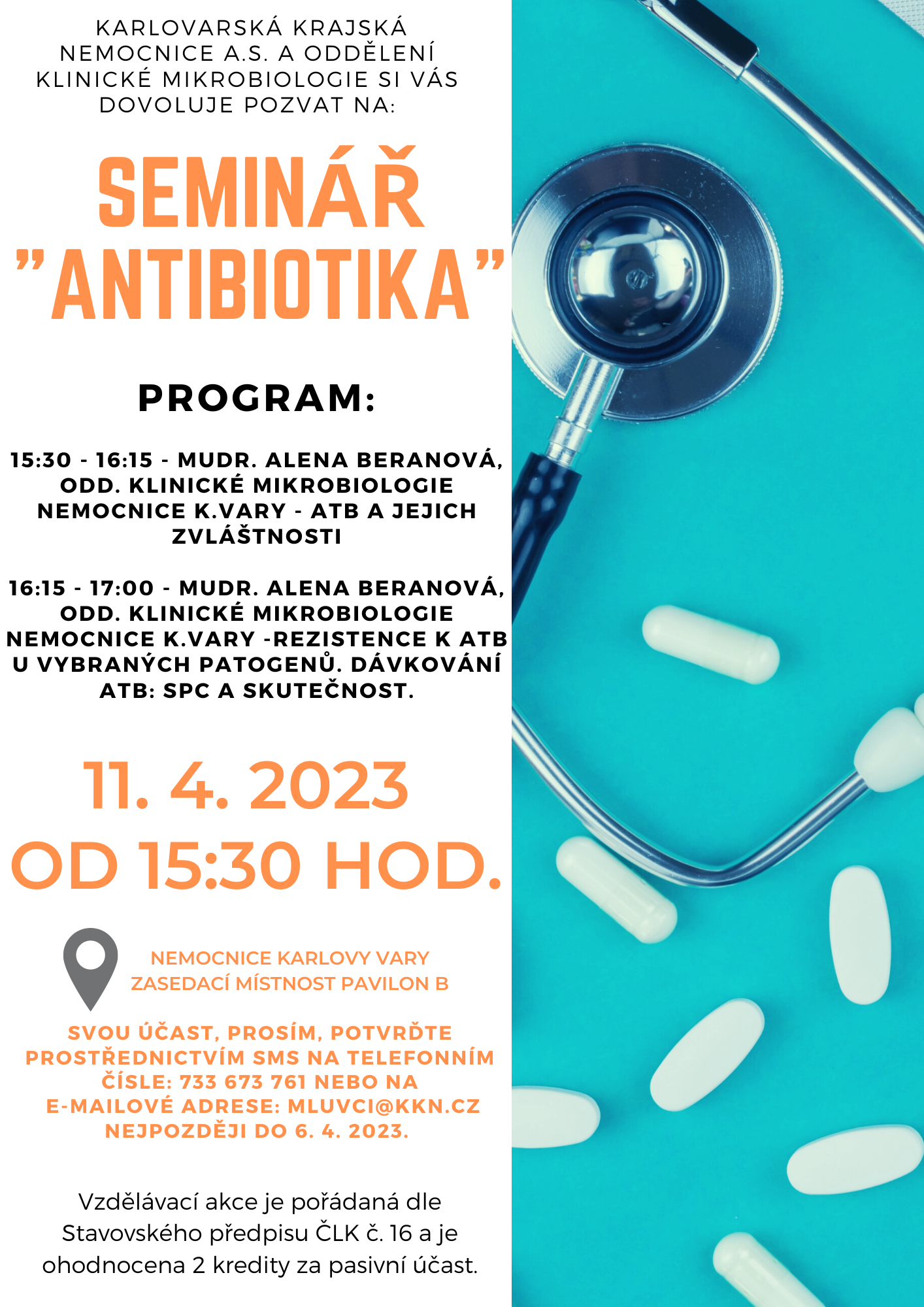 Seminář Antibiotika 11 4 23