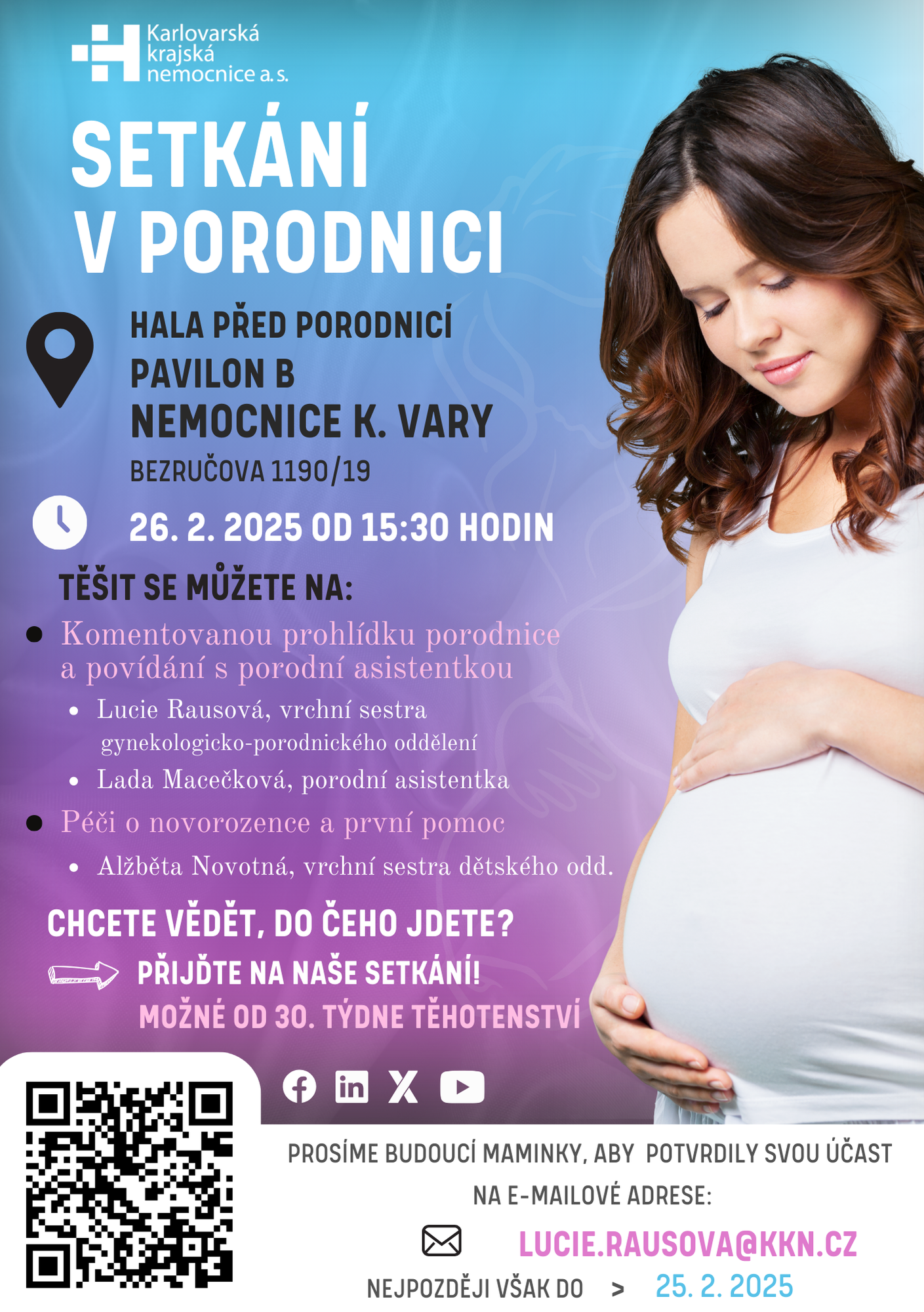 Setkání v porodnicí unor